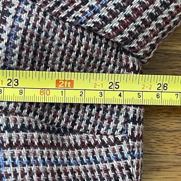 TALBOTS Shetland Crop Jacket Petite Plus Size 20WP Autumn Plaid Classic Preppy - Picture 9 of 11